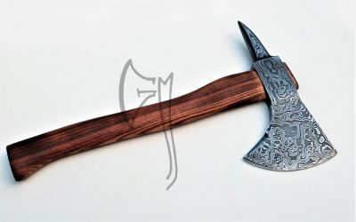 Tomahawk de Acero de Damasco