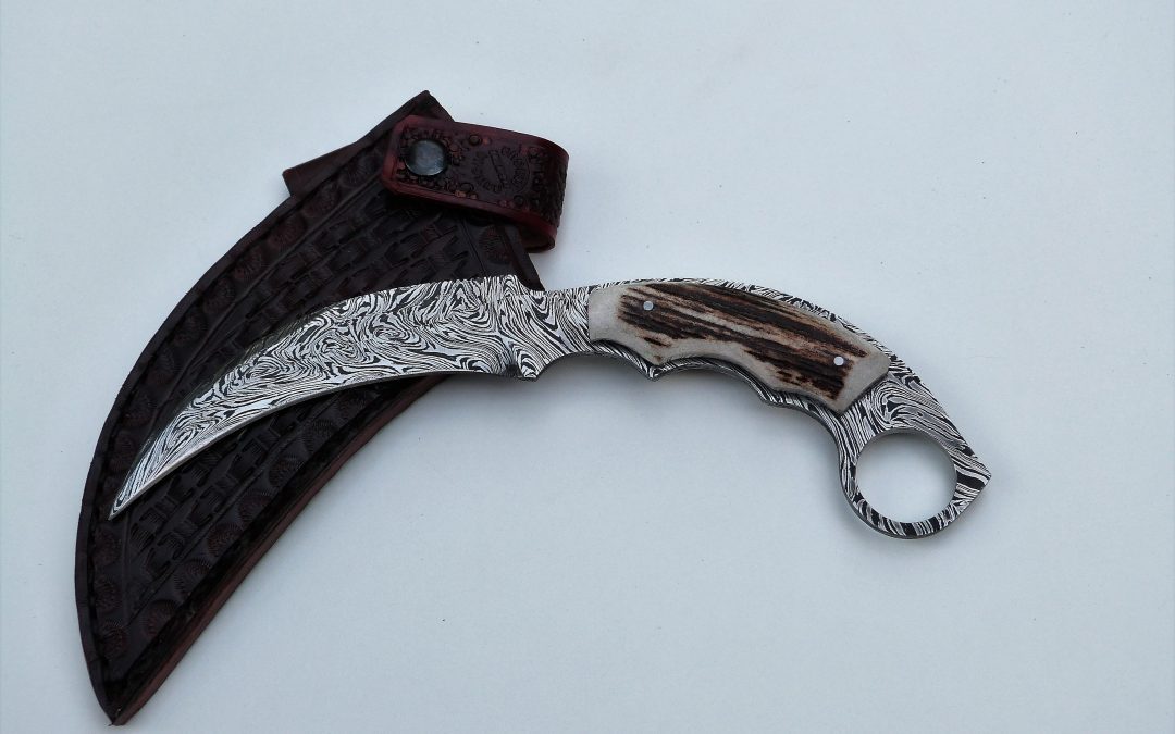 Karambit de Acero de Damasco